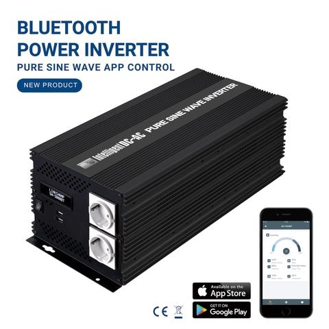 3000W Bluetooth Intelligent DC-AC® Pure Sine Wave Power Inverter ...