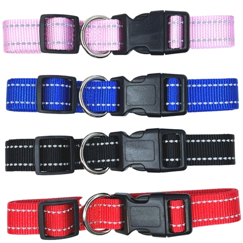 Nylon Reflective Dog Collar