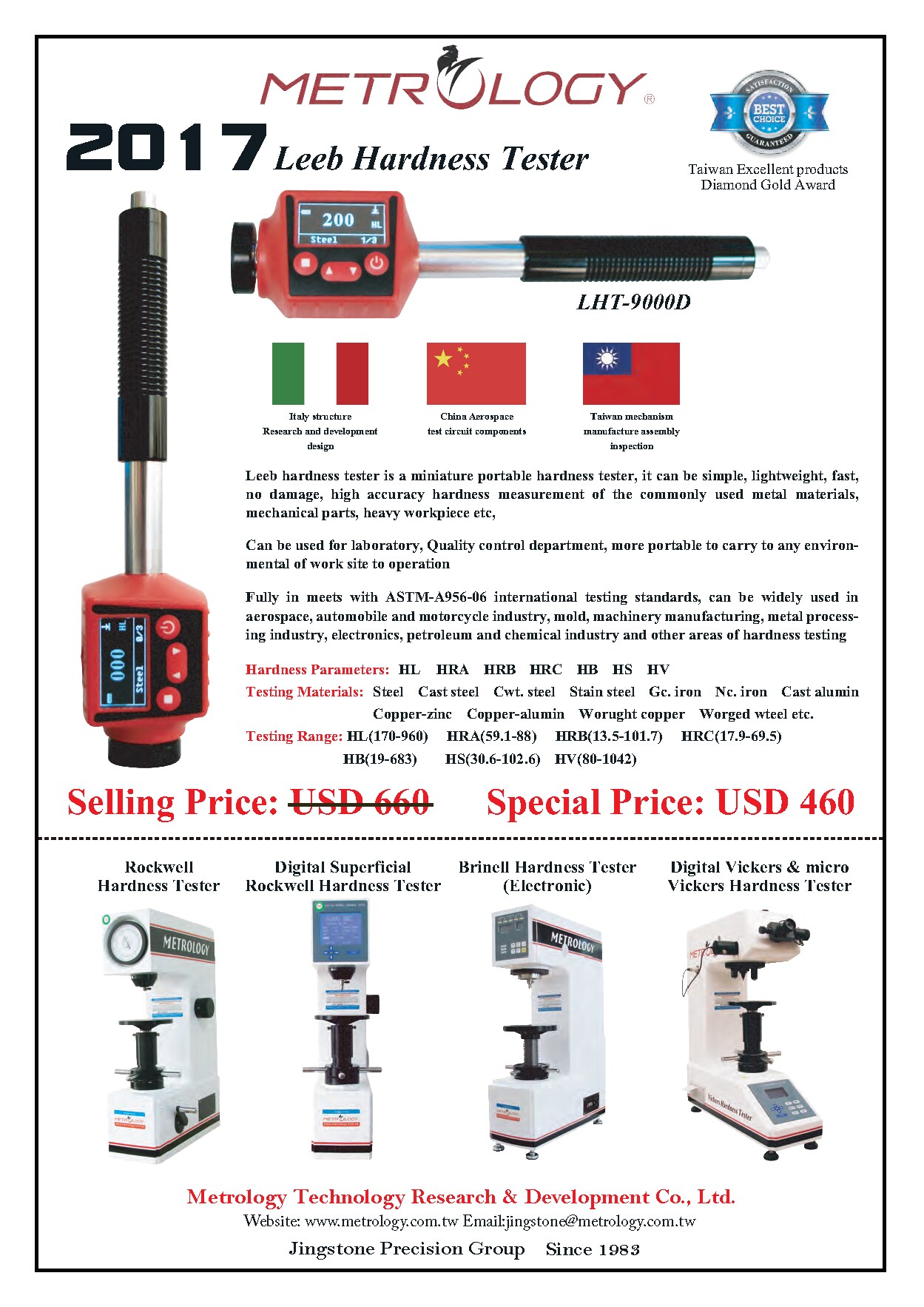 Portable Hardness Tester