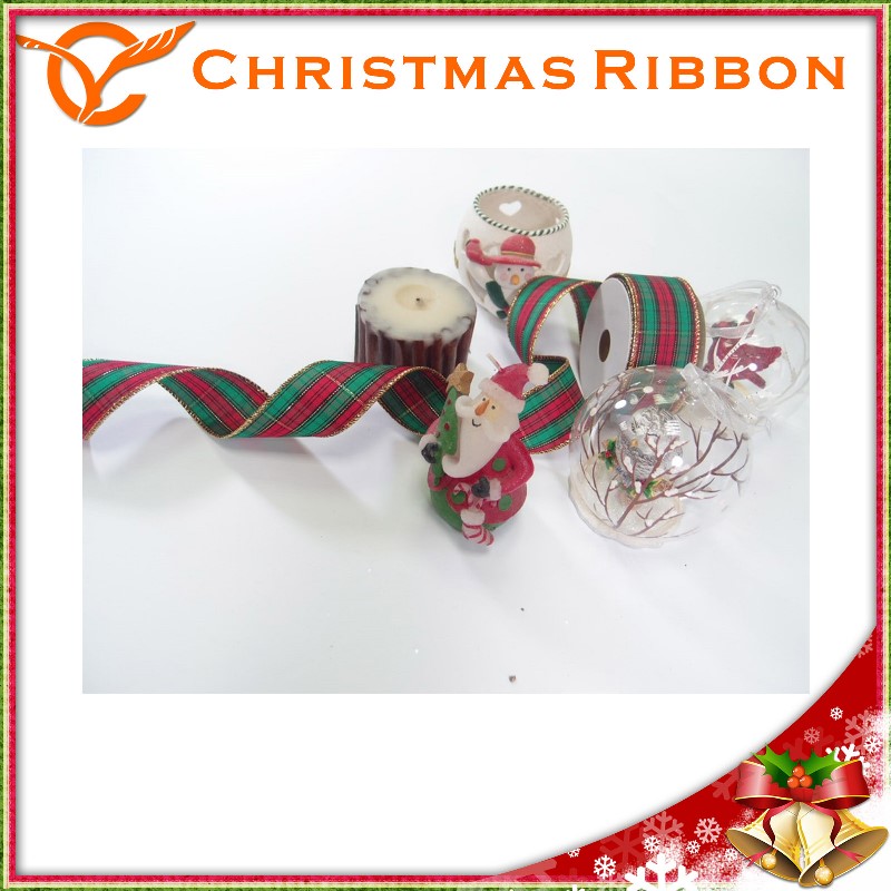 Sheer Glitter Mesh Ribbon For Treet Packing Christmas Riband