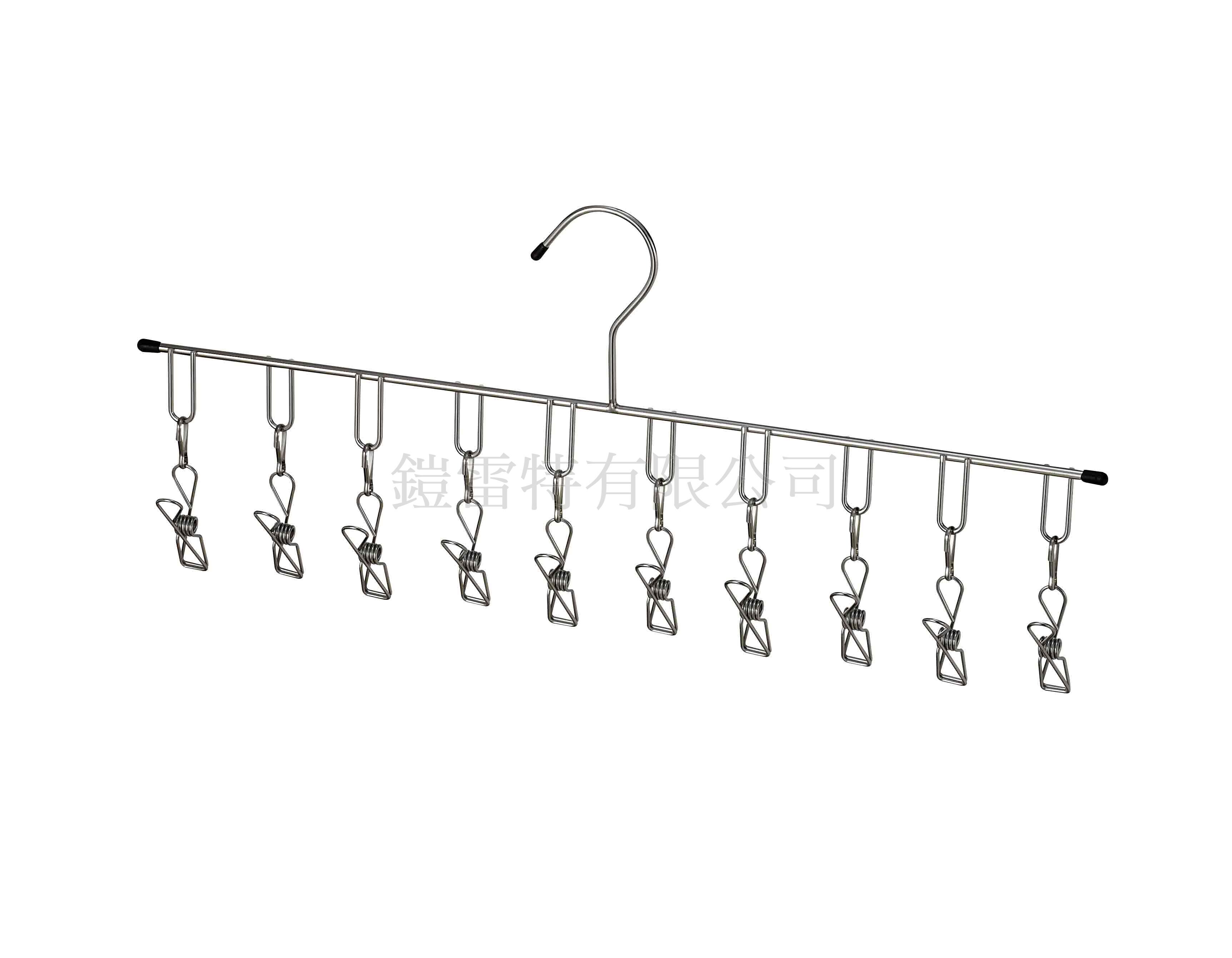 Laundry stainless steel 304 clothespin, clothes hanger, 10 clips Taiwantrade