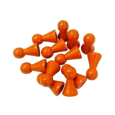 15*27mm Orange Wooden Pawn