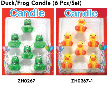 DUCK CANDLE 6PCS SET Taiwantrade   ZH0267 