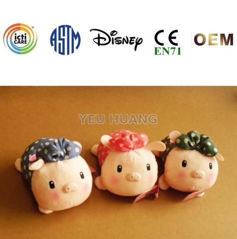 Custom pig cell phone holder plush toy supplier factory manufacturer