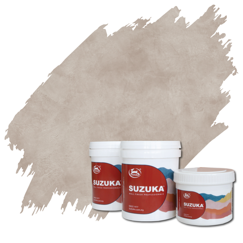 SUZUKA Strato Texture Paint SCT-302 , Limewash Effect Paint, Venetian Paint, Primer and Wax Top Coat included