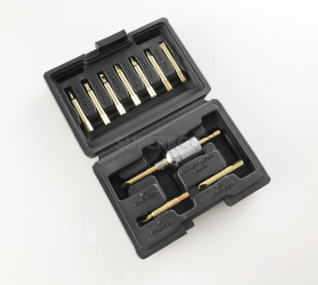 11 Piece Rotary Impact Screw Extractor Set Taiwantrade