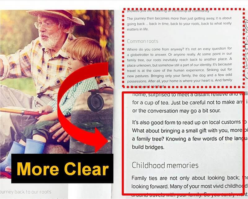 3x large viewing page magnifying sheet