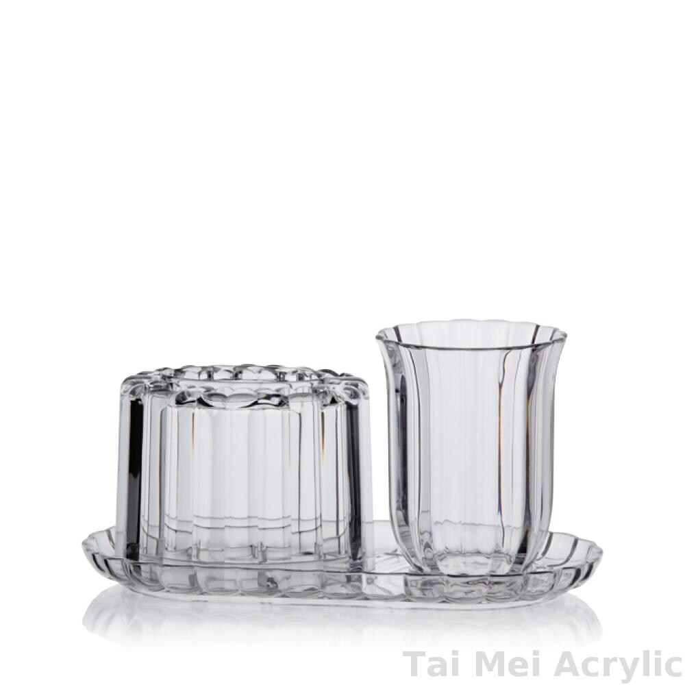 Acrylic Seashell Toothbrush Holder With Tumbler Bathware Bathroom Accessories Bath Set Taiwantrade Com