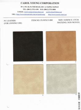 PU LEATHER FOR SHOES AND BAGS LINNING USE