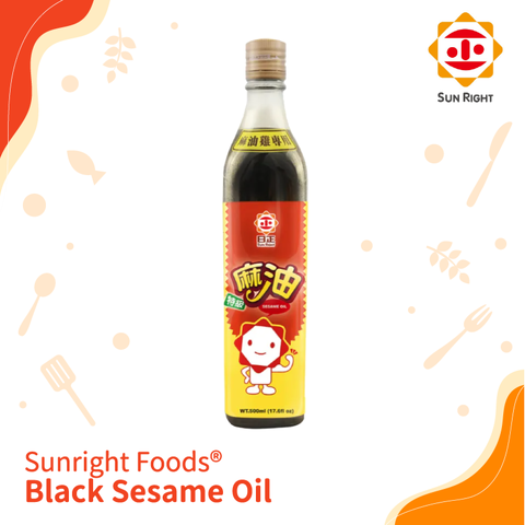 Sunright Foods® High-Quality Sesame Oil Made in Taiwan, Rich Sesame Aroma for Asian Cuisine