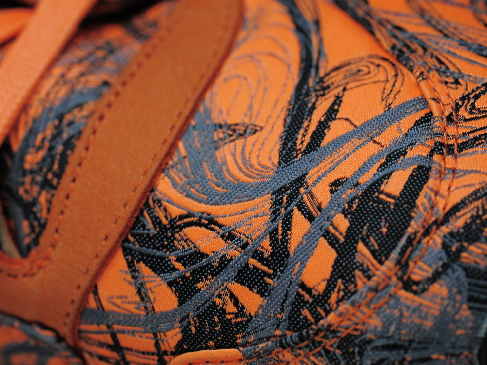leather textile upper