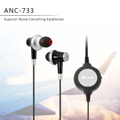 active noise cancelling wired earphones