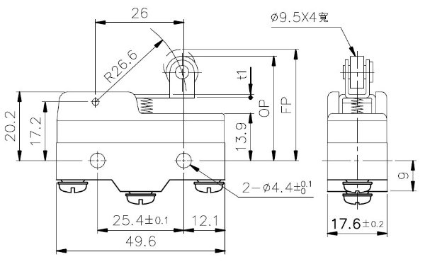微動開關TM-1704