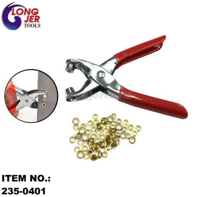 1pc Upgraded Easy-to-use Hole Punch Plier + Metal Grommets, Diy