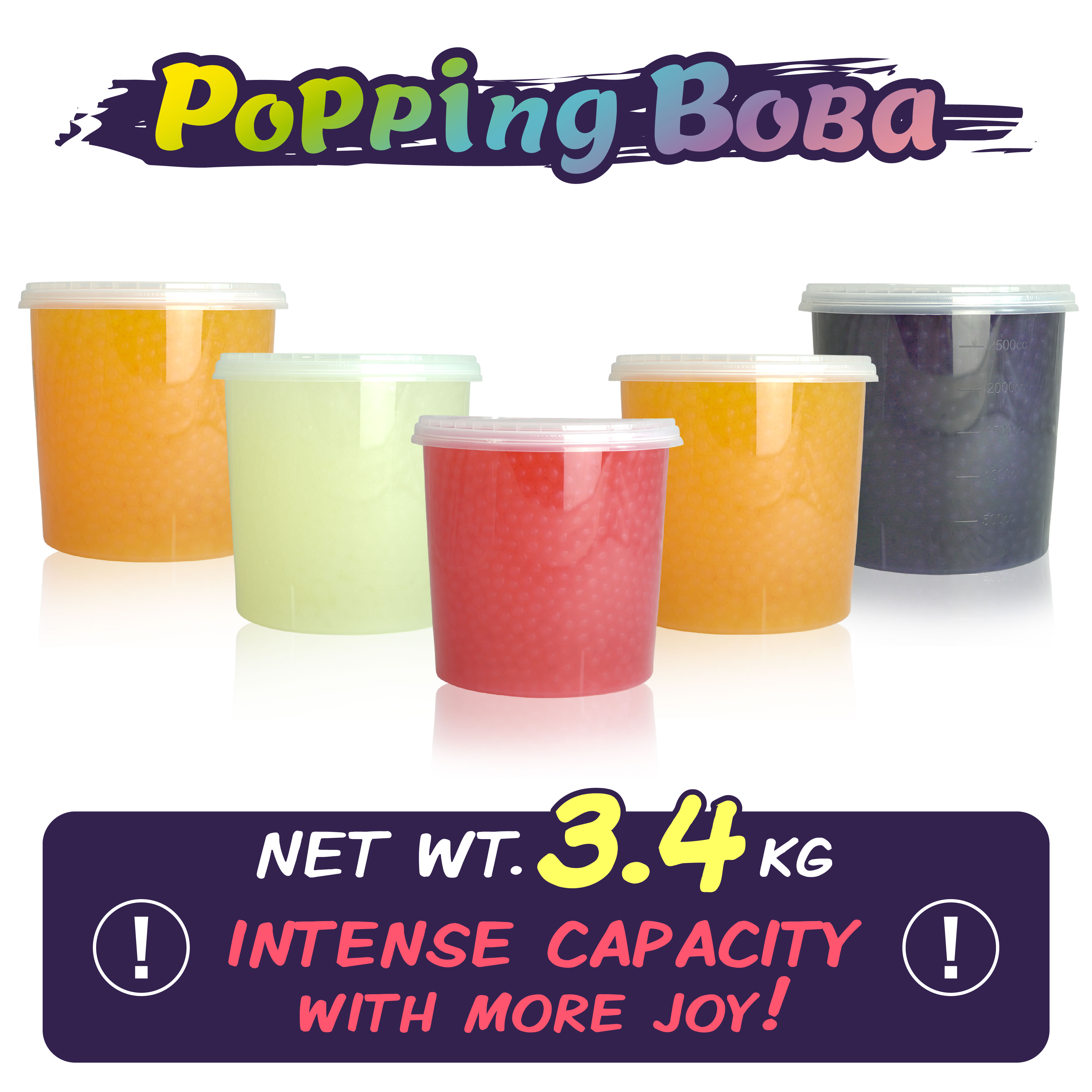 Strawberry Flavor Fruity Instant jelly Popping Boba