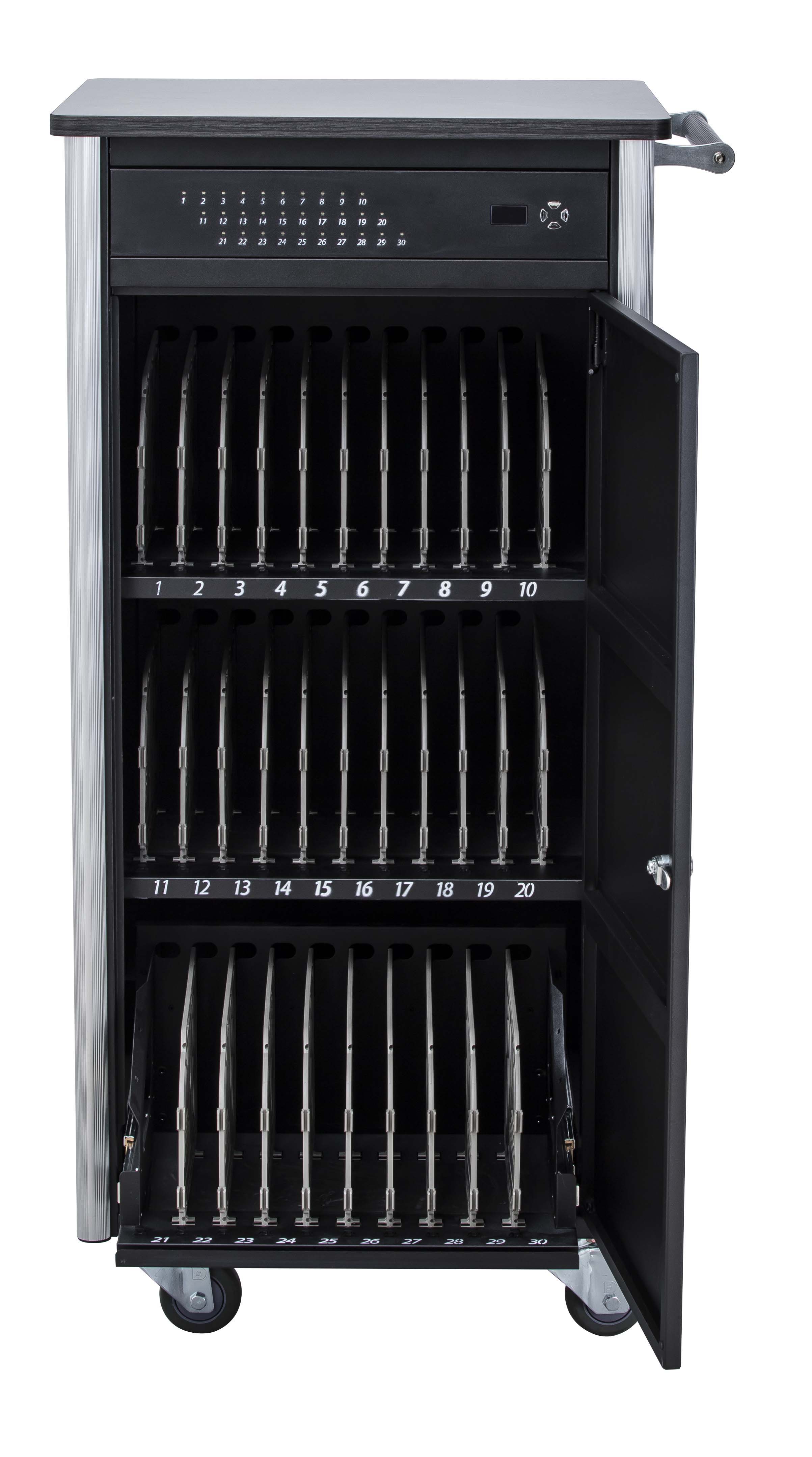 30Port Smart USB TypeC Charging Trolley