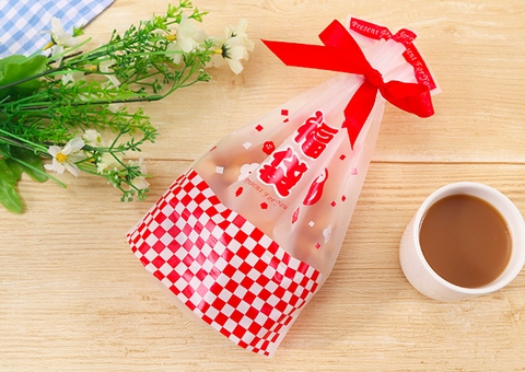 Customized Lucky Drawstring Candy Bag/ Gift Bag/Food Bag