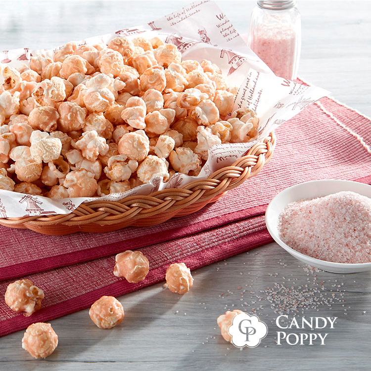 Coated Popcorn Pink Salt, Candy Poppy Taiwantrade