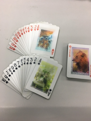 3D Animal Playing Card