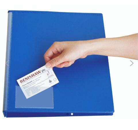 Self-adhesive Business Card Pockets