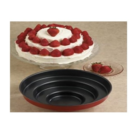 3-Tier Cake Baking Pans Carbon Steel Non-Stick