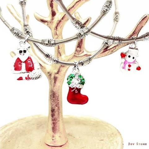 銀珠手鍊-聖誕老人-雪靴-聖誕雪人- 聖誕Party Queen-Paper Bubble Wrap