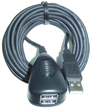 USB 2.0/ 2 Ports 5M Active Cable, active cable