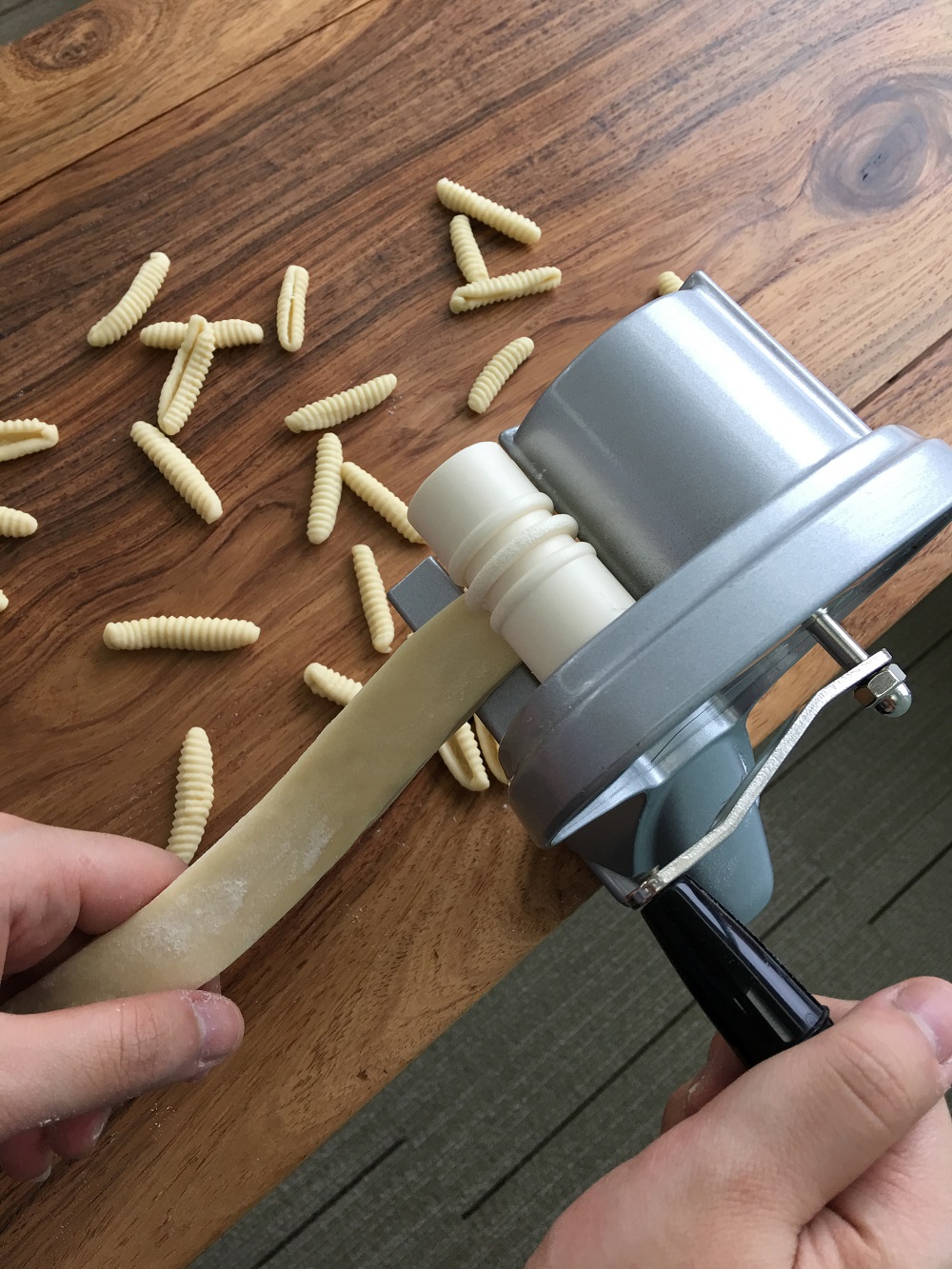 Eco- Friendly Manual Operated Italian Pasta Machine Cavatelli