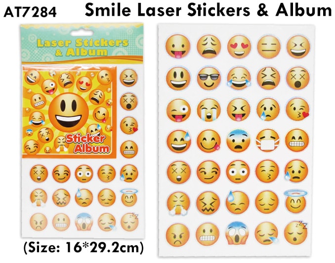 SMILE LASER STICKERS & ALBUM | Taiwantrade
