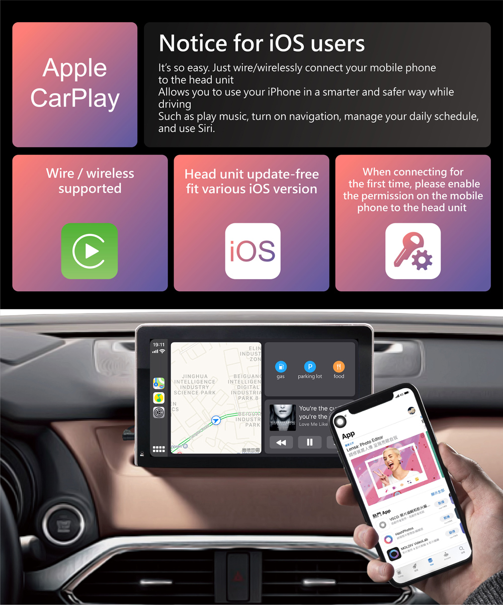 Coral Vision Apple CarPlay Android Auto-