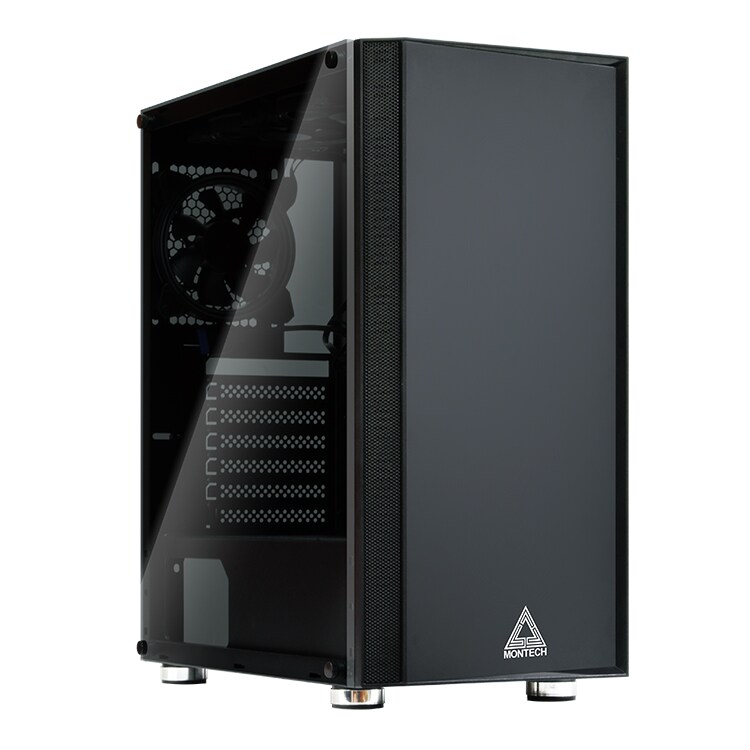 Montech M8 Black High Quality Pc Case Gaming Computer Case Tempered ...