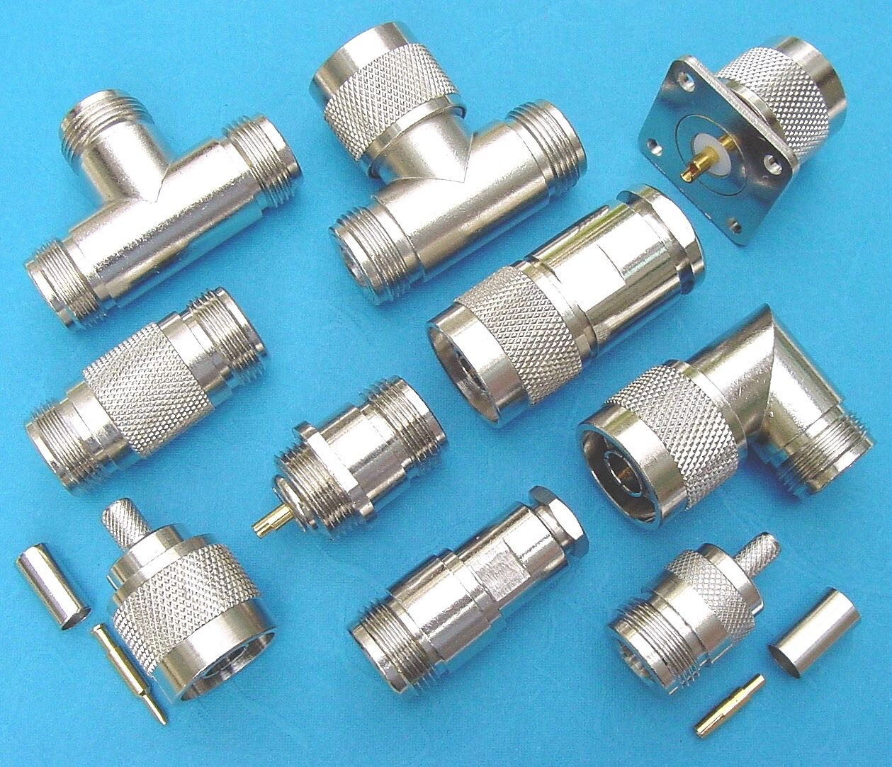OEM ODM RF Connector Coaxial Cable Adaptor N Type Connector 