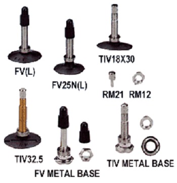 bike tube valve sizes