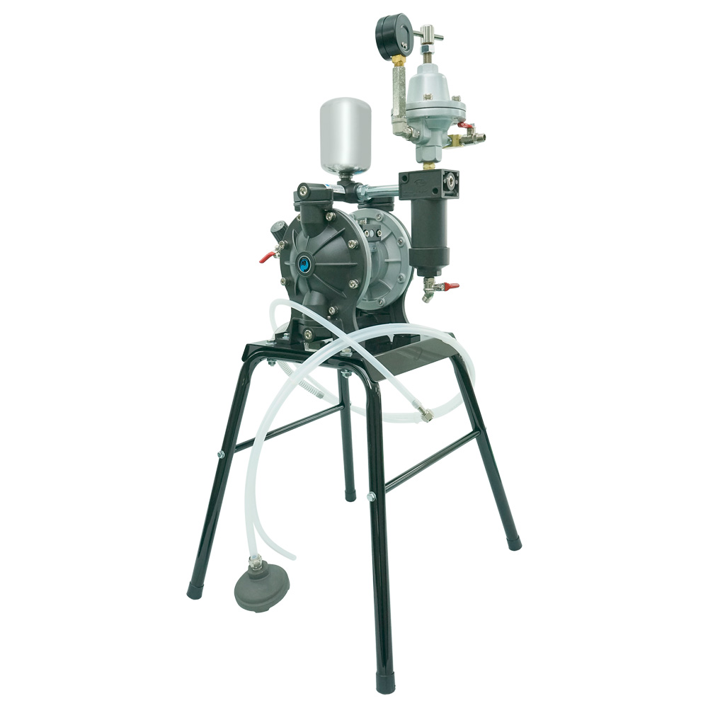 Lightweight 1/2" Diaphragm Pump for Removing Abrasive Fluids (Aluminum