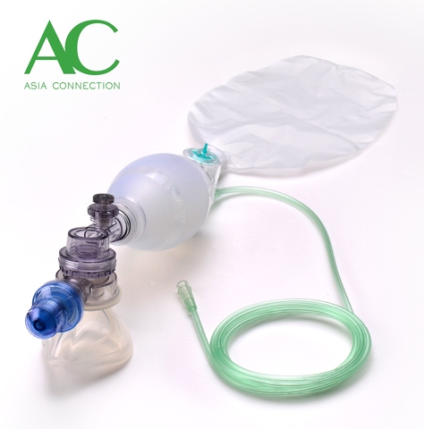 Child Autoclavable Silicone Manual Resuscitator BVM with PEEP Valve