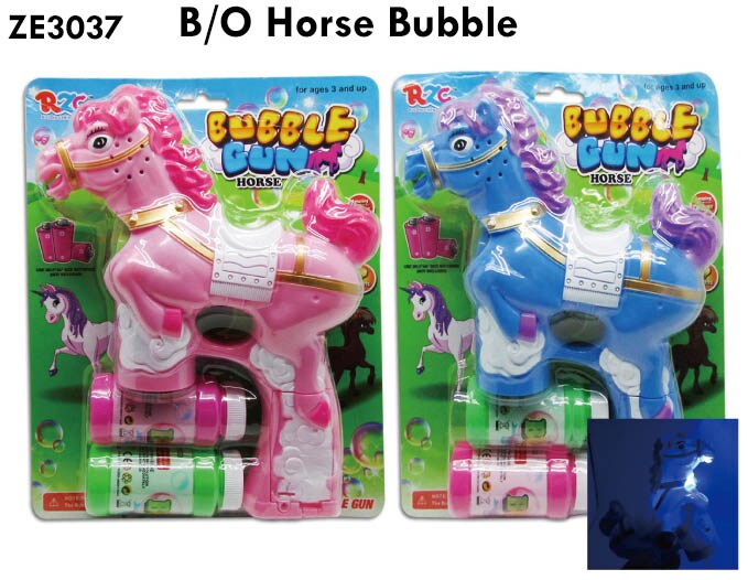 B/O Horse Bubble Gun