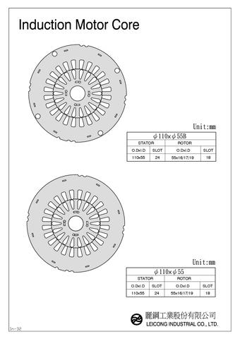 Induction Motor Core 110x55