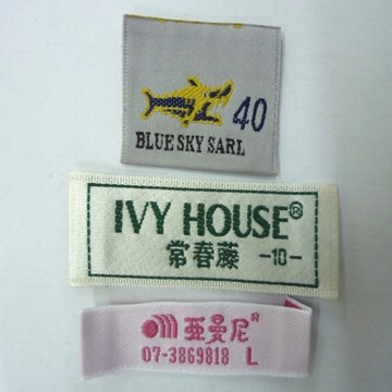 Woven Label , Logo ribbon, Elastic Logo ribbon