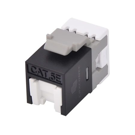 UL Listed Cat5e 180 Degree UTP Keystone Jack