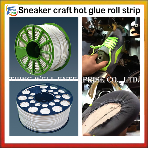 Provide uppers, insteps, toe caps, and quick hot melt adhesive strips.