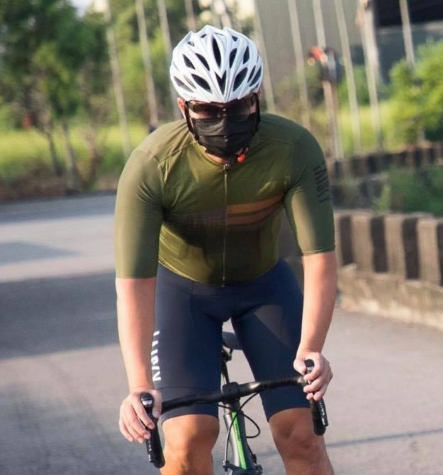 Camo Cycling Jersey - Green Cycling Jersey