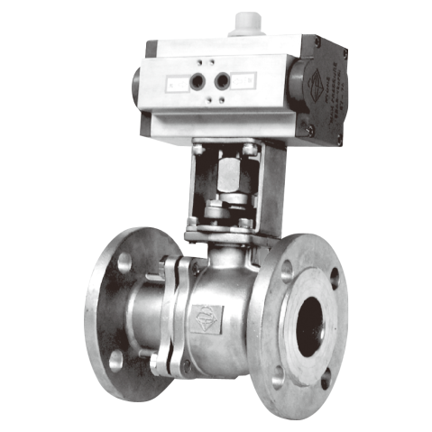 CYLINDER ACTUATED BALL VALVE | SHAKO CO., LTD.