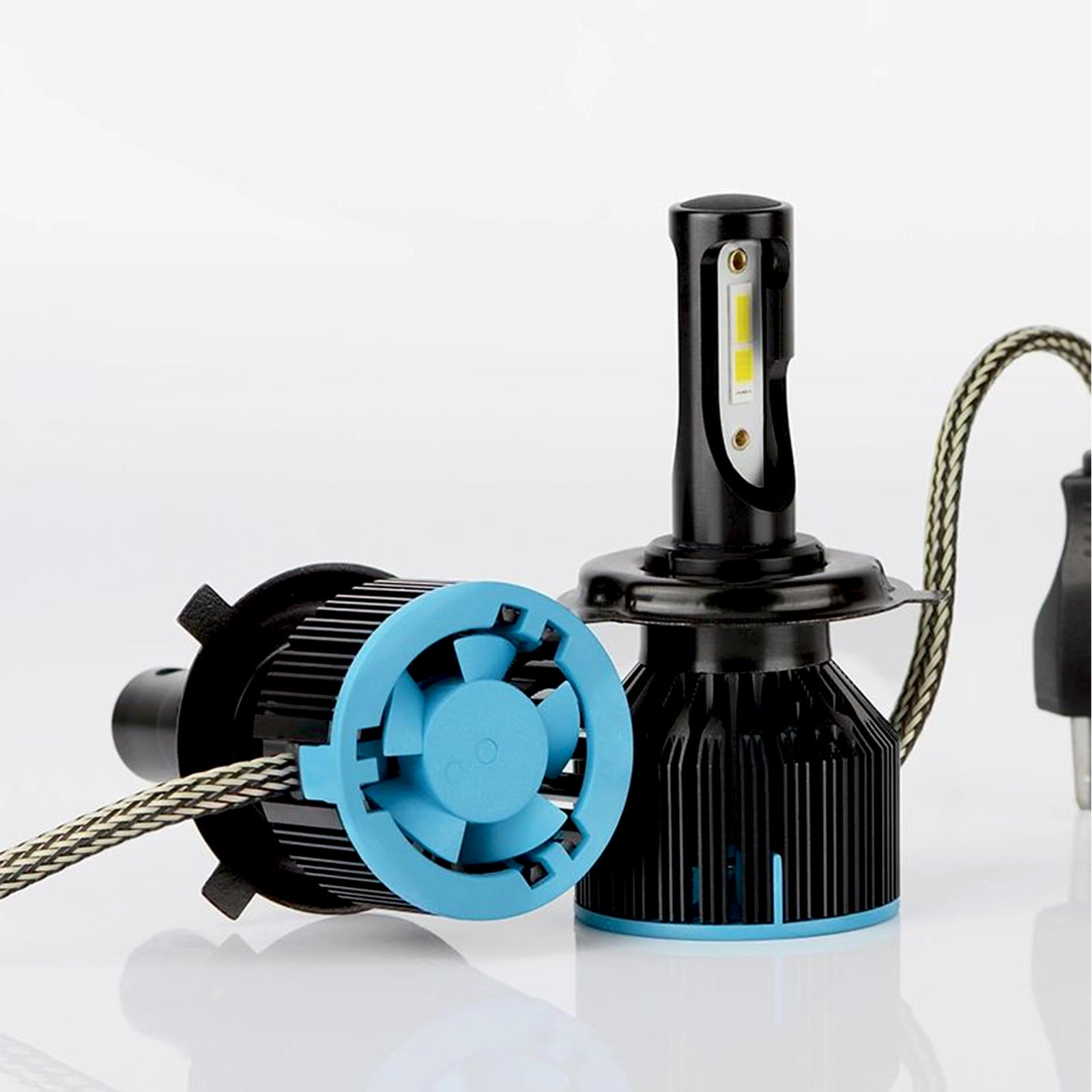 PA LED Headlights S6 CSP Auto H4 30W 6500K White Mini Size PER