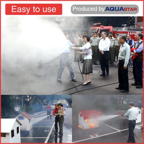 taiwan design mini electric high pressure water mist fire extinguisher