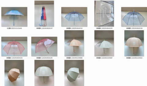 Stick umbrellas