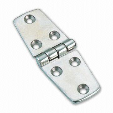 Stainless Steel Hinge with Shiny Finish, Suitable for Marine Hardware, Construction Hardware