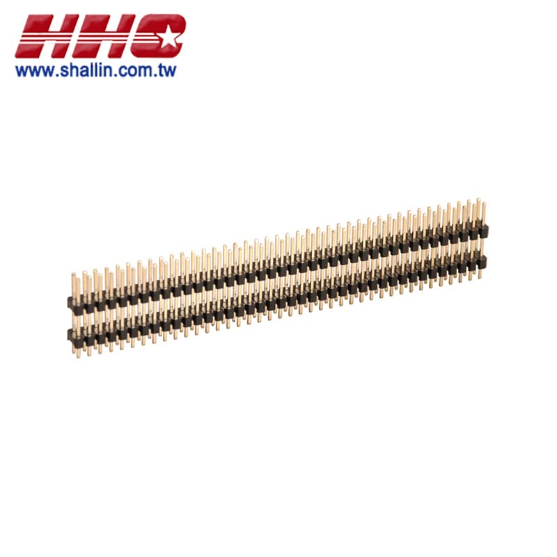 Pin Stack Height Component 2.54mm Pin stack header 80P, dual rows, RoHS Directive-compliant ...