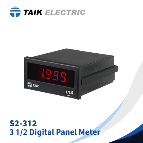 3 1/2 Digital Panel Meter,  Custom for AC/DC Current Signal Conversion Display