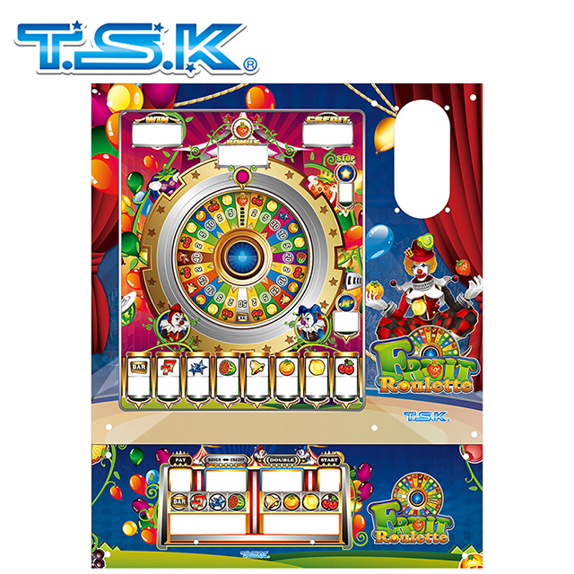 Fruit Roulette TSK game Taiwan Mario Slot Arcade Game Machine