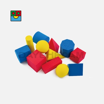 Foam Geometric Solids, Set of 12